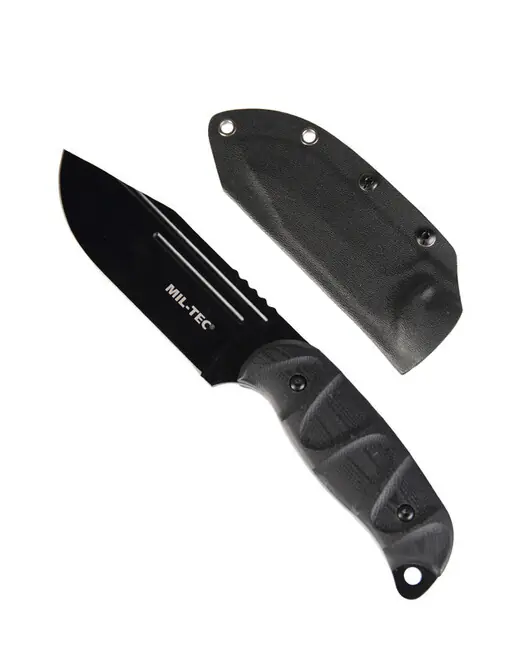 Mil-tec nůž G10 s Kydex pouzdrem, černý Nakupujte Hned