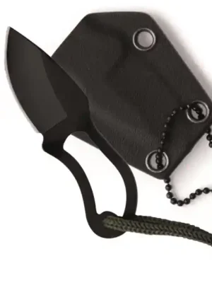 Nakupujte Hned Mil-tec nůž na krk s pouzdrem Kydex, černý 9cm