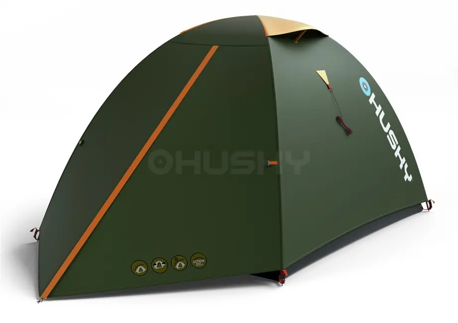 Novinka Outdoorový stan Husky Bizam 2 Classic zelený