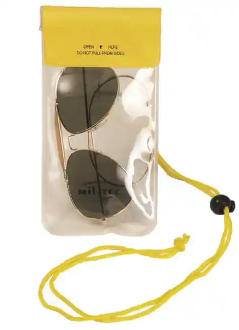 Mil-tec vodotěsné pouzdro na krk, žluté 95x195mm Super Cena