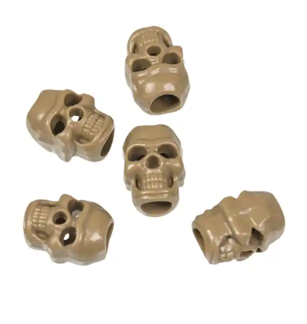 Mil-tec Skull koncovky na šňůrku 10ks, coyote Odeslání Ihned