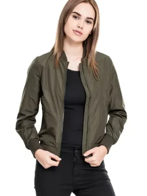 Urban Classics dámská light bomber bunda, olivové Must-Have
