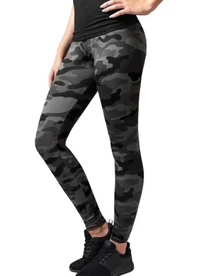 Urban Classics dámské legíny, dark camo Omezená Nabídka