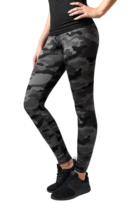 Urban Classics dámské legíny, dark camo Omezená Nabídka