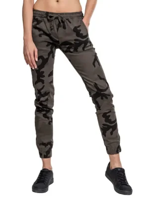 Nejprodávanější Urban Classics Dámské joggingové kalhoty, dark camo
