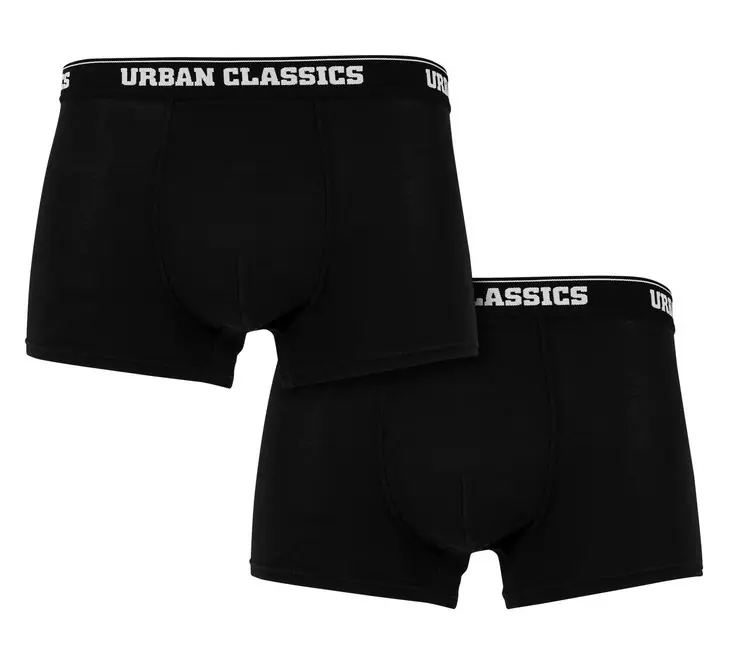 Poslední Šance Urban Classics pánské boxerky, 2-PACK, černá
