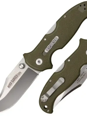 Zlevněný Cold Steel Bush Ranger Lite otevírací nůž olivový, 21,3cm