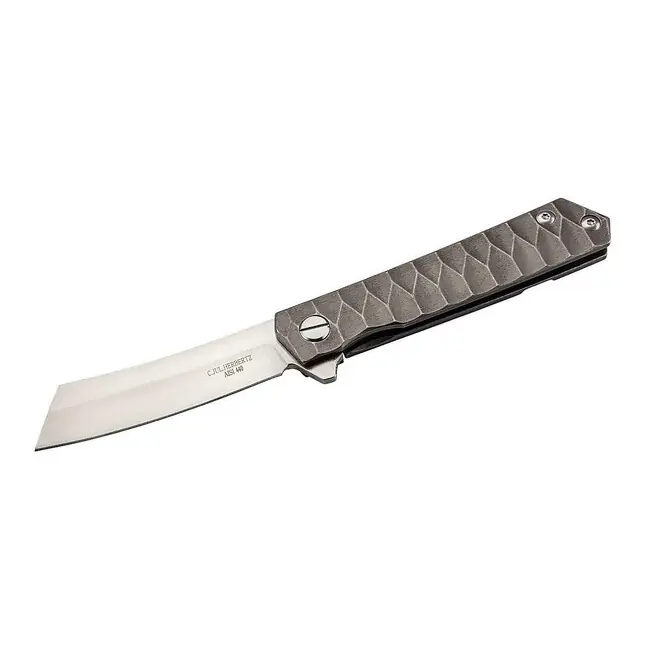 Jednoruční kapesní nůž Herbertz 8,5 cm, titan, otevřený rámový design Jen Po Omezenou Doba