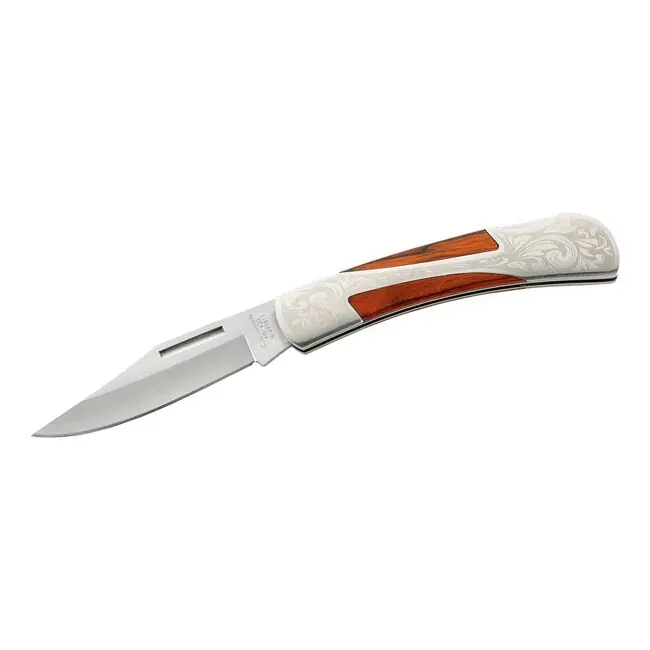 Odeslání Ihned Kapesní nůž Herbertz 8,5 cm, dřevo Pakka, nerezová ocel, květinový motiv