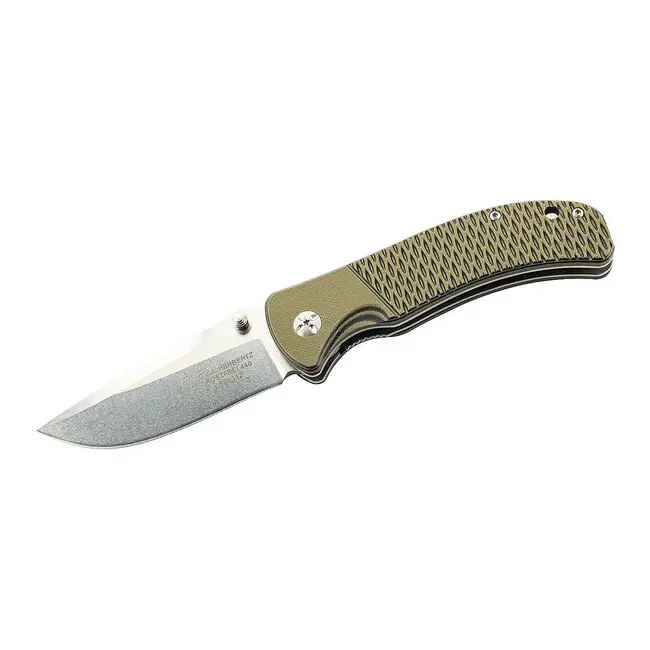 Jednoruční kapesní nůž Herbertz 9 cm, G10, mechově zelený Novinka