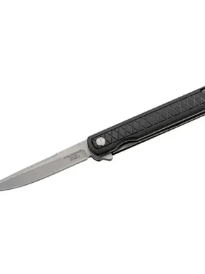 Cenová Bomba Jednoruční kapesní nůž Herbertz 9cm, CNC frézovaný G10, černý