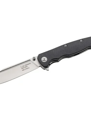 Zlevněný Herbertz jednoruční kapesní nůž 9cm Sheepfoot, G10, černý