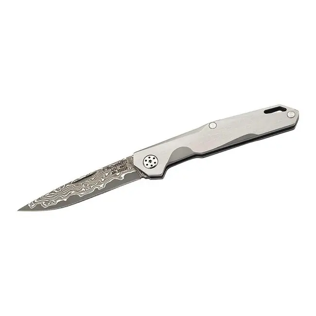 Herbertz Taschenmesser Damast kapesní nůž na krk 6,2 cm, damašek, matná nerezová ocel Odeslání Ihned