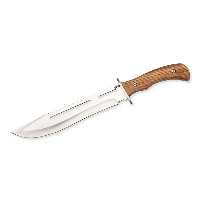 Velký opaskový nůž Herbertz, 26 cm, dřevo Zebrano Autentický