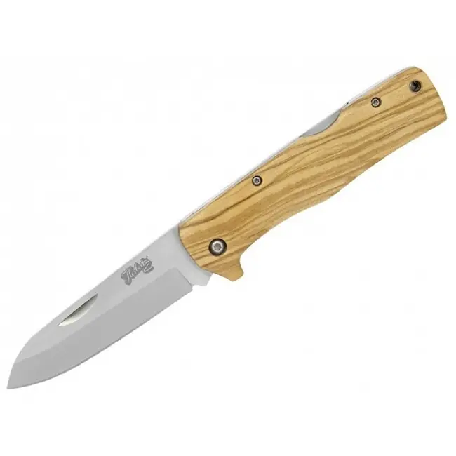 Značkový Herbertz Taschenme Olivenholz kapesní nůž 9cm dřevo