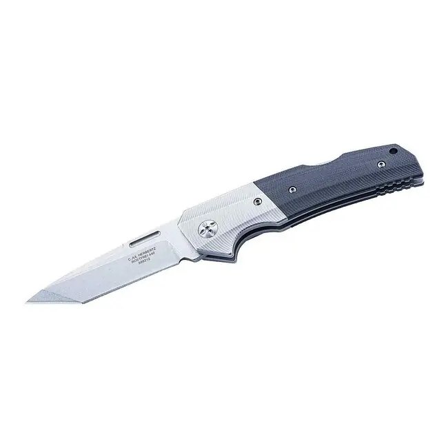 Víkendová Akce Kapesní nůž Herbertz 8,7cm Tanto, G10, nerezová ocel, CNC povrchová úprava, černý
