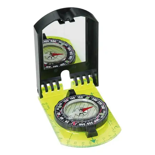 Přímo Od Výrobce Herbertz kompas s ložiskem 9,6 cm, zrcátko, pravítko