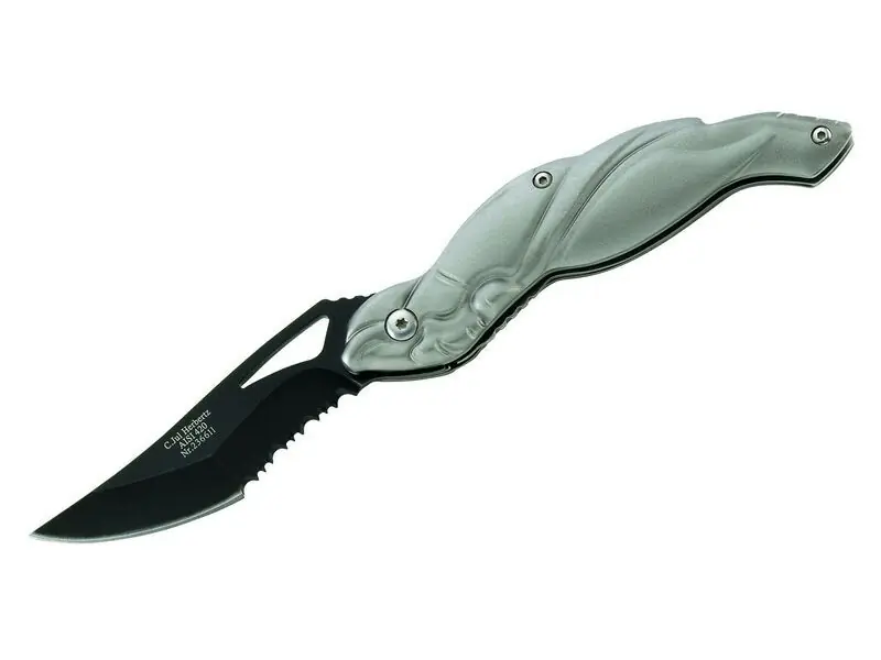 Top Prodej Kapesní nůž Herbertz 7 cm, zelený, hliníkový