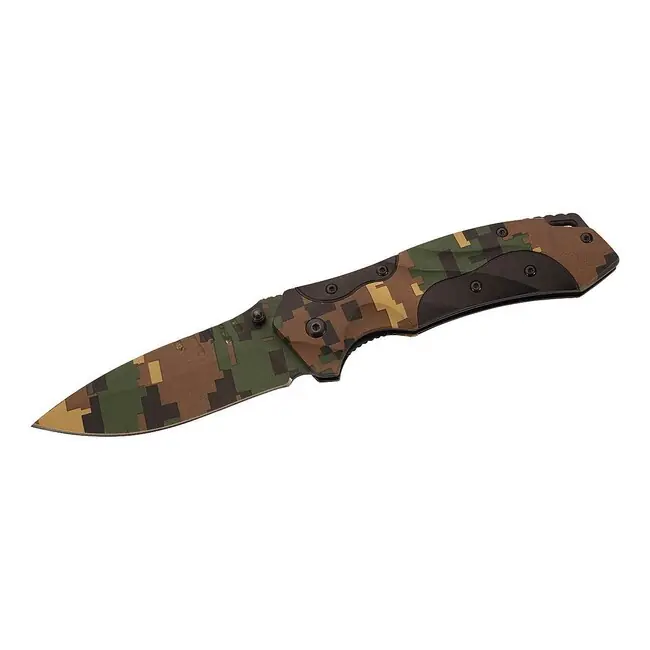 Vysoce Kvalitní Kapesní nůž Herbertz 8,7 cm, maskovací barva Digital Camo, hliník