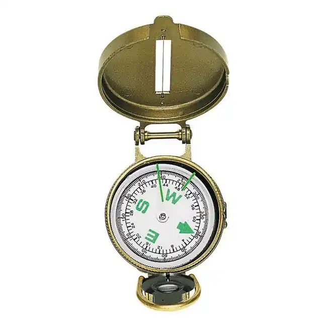 Kompas Herbertz Scout 7,4 cm, hliníkové pouzdro, zlatý, 360 stupňové dělení / 64 čar Expresní Doručení