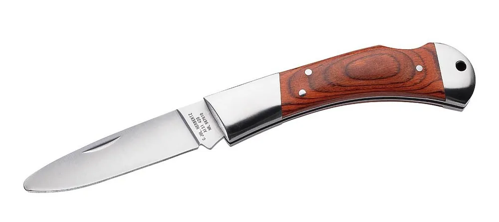 Kapesní nůž Herbertz pro děti 7,6 cm, dřevo Pakka, nerezová ocel Výprodej