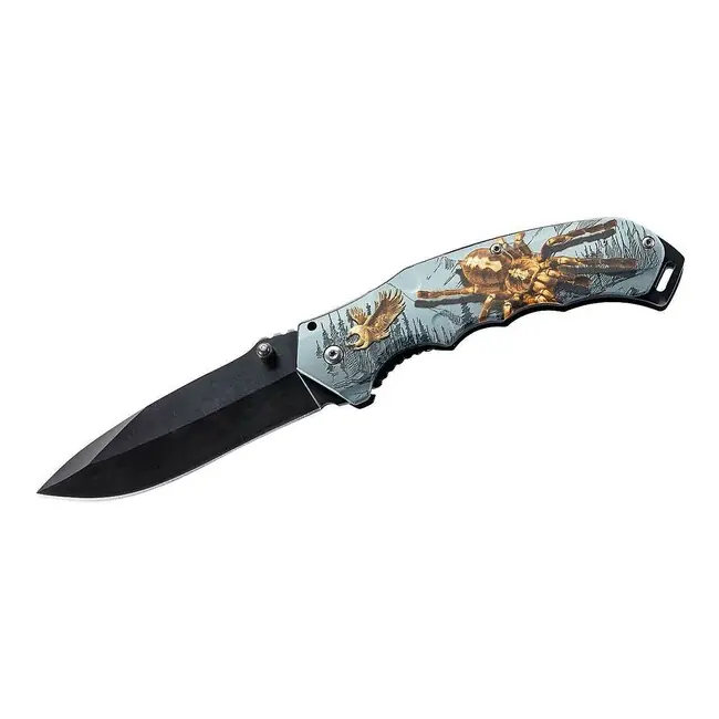 Oblíbený Jednoruční kapesní nůž Herbertz 8,7 cm, nerezová ocel, 3D pavouk
