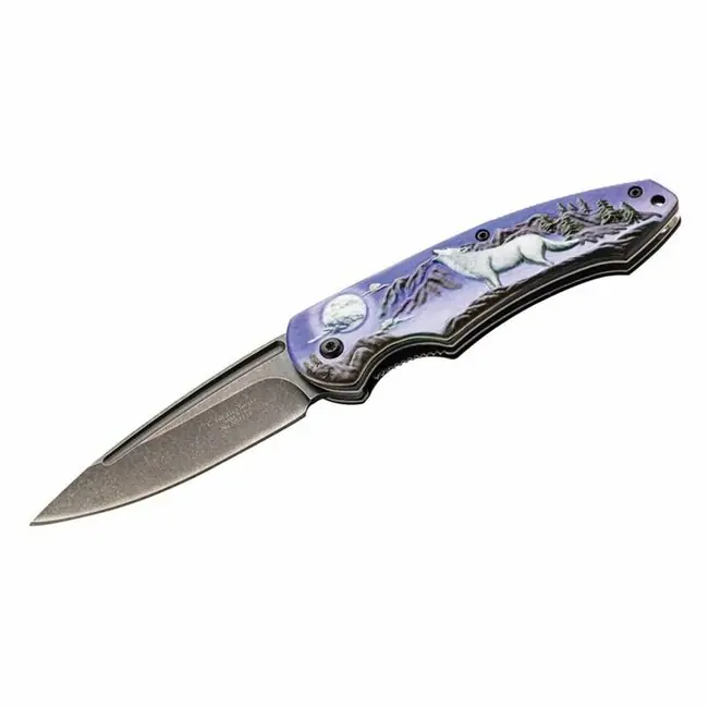Kapesní nůž Herbertz 8,5 cm, hliník, Wolf Must-Have