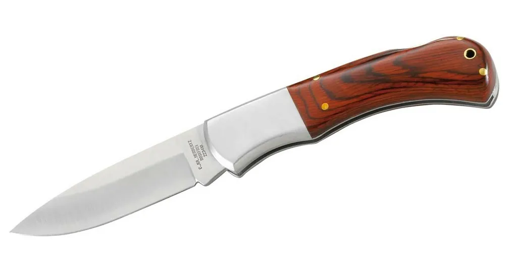 Akce Kapesní nůž Herbertz 7,7cm, dřevo Pakka