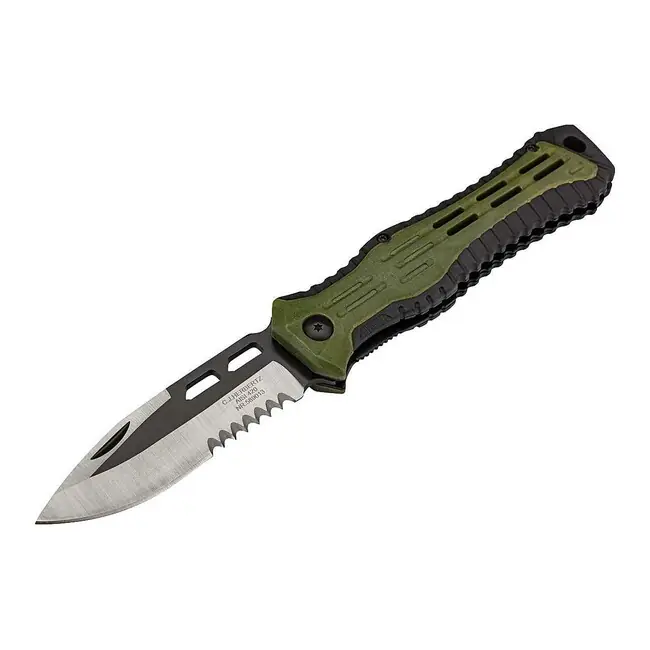 Cenový Hit Herbertz outdoorový kapesní nůž 9,8cm, plast, černozelený