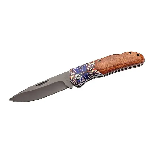Kapesní nůž Herbertz 9,5 cm, Cocobolo, barevný potisk Výhodná Nabídka