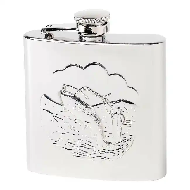 Herbertz kapesní placatka 177ml, nerezová ocel, Ryba Koupit Online