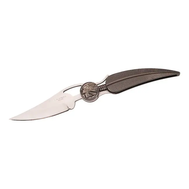 Kapesní sběratelský nůž Herbertz 8,7cm, slitina zinku, indiánský motiv Speciální Cena