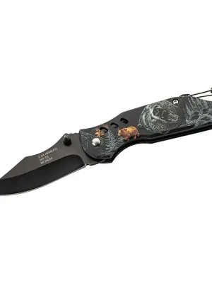 Výhodná Nabídka Jednoruční kapesní nůž Herbertz 7cm, hliník, 3D potisk medvěda