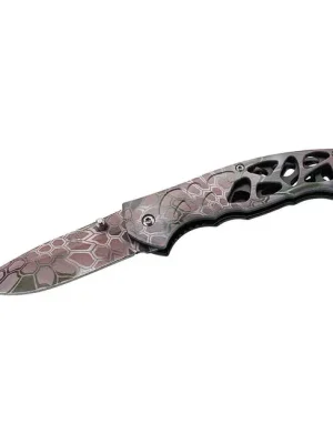 Autentický Jednoruční kapesní nůž Herbertz 8cm, plastový, kostěný, 3D potisk reptilií