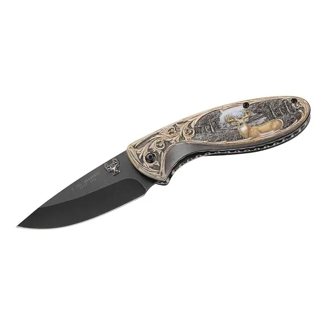 Expresní Doručení Jednoruční kapesní nůž Herbertz 8,3cm, hliník, Jelen