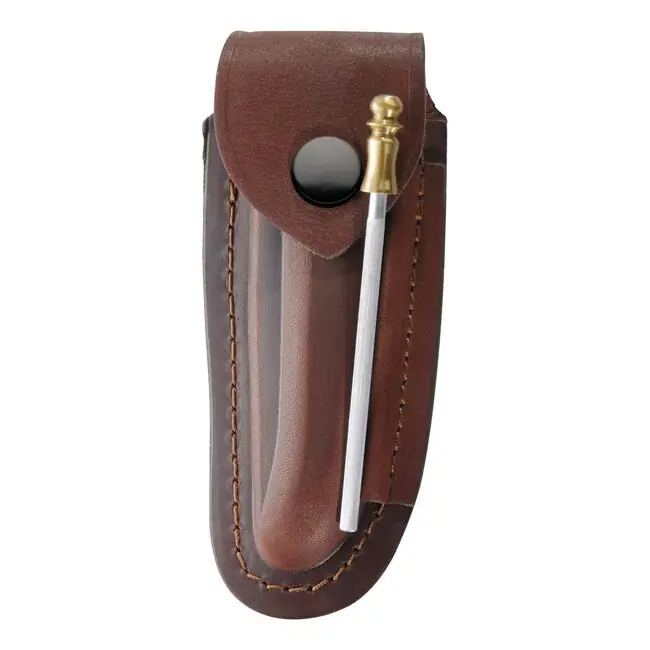 Herbertz hnědé kožené pouzdro 14cm Finální Výprodej