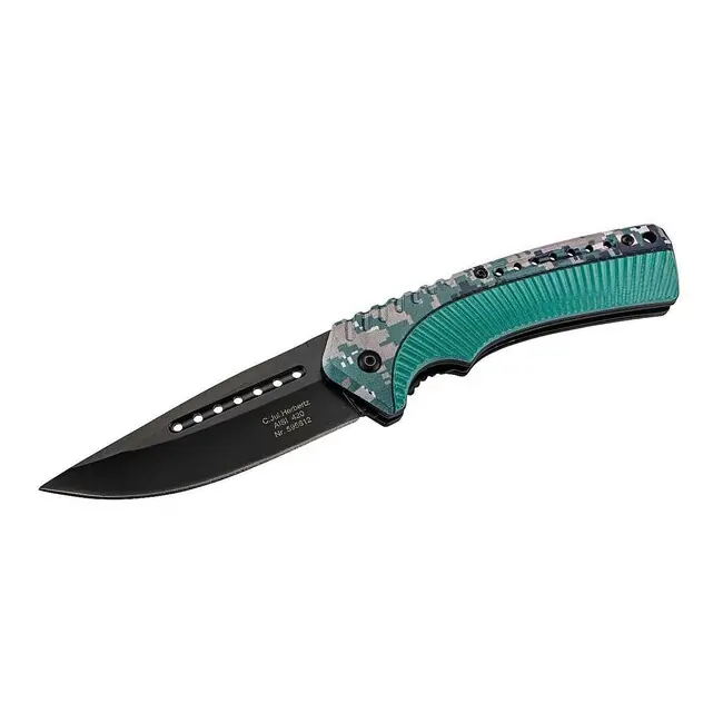 Kapesní nůž Herbertz 8,7 cm, plast, digitální kamufláž Rychlé Dodání
