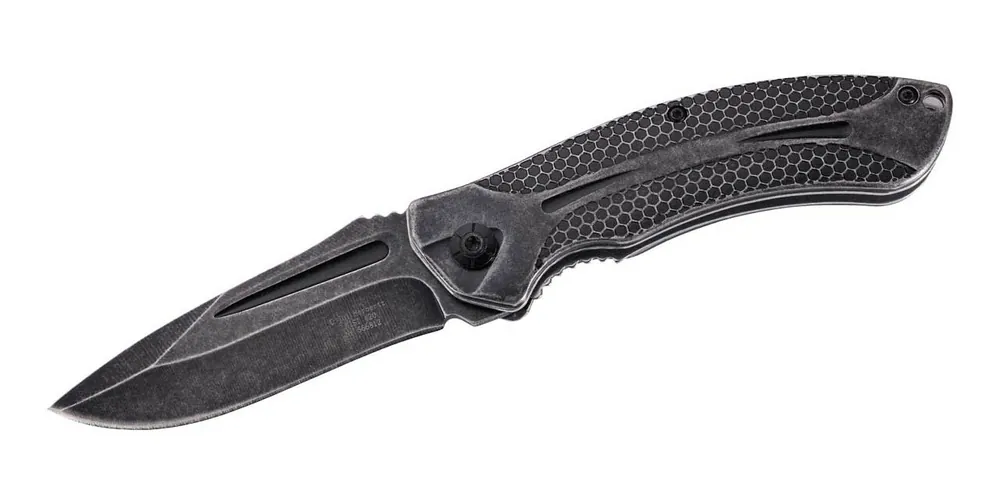 Vysoce Kvalitní Kapesní nůž Herbertz 8,6cm, celoocelový, vzor včelí plástve, Stonewash