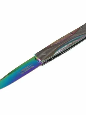 Značkový Kapesní nůž Herbertz TOP-Collection 9 cm, titan, duhová úprava