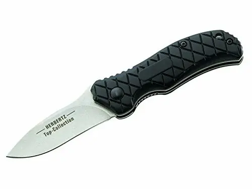 Must-Have Kapesní nůž Herbertz TOP-Collection 6,3 cm, černý, hliník, nylonové pouzdro