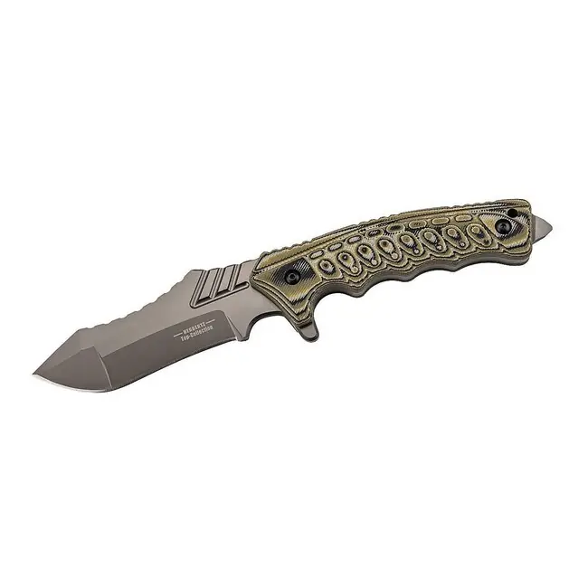 Poslední Šance Opaskový nůž Herbertz TOP-Collection, 11 cm, G10, zlatý