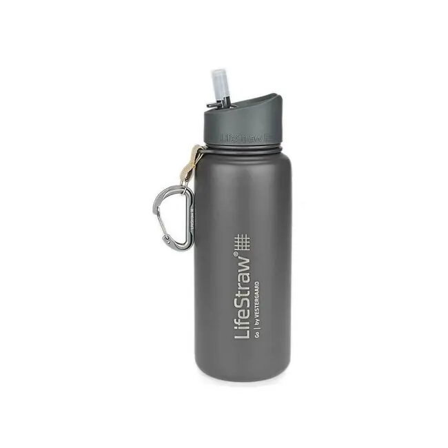 Nízká Cena Lifestraw Go filtrační láhev 700ml nerezová ocel šedá
