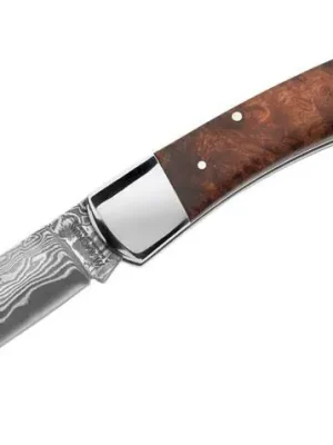 Kapesní nůž Magnum Damascus Lord 9,2 cm, damašek, kořenové dřevo Akce