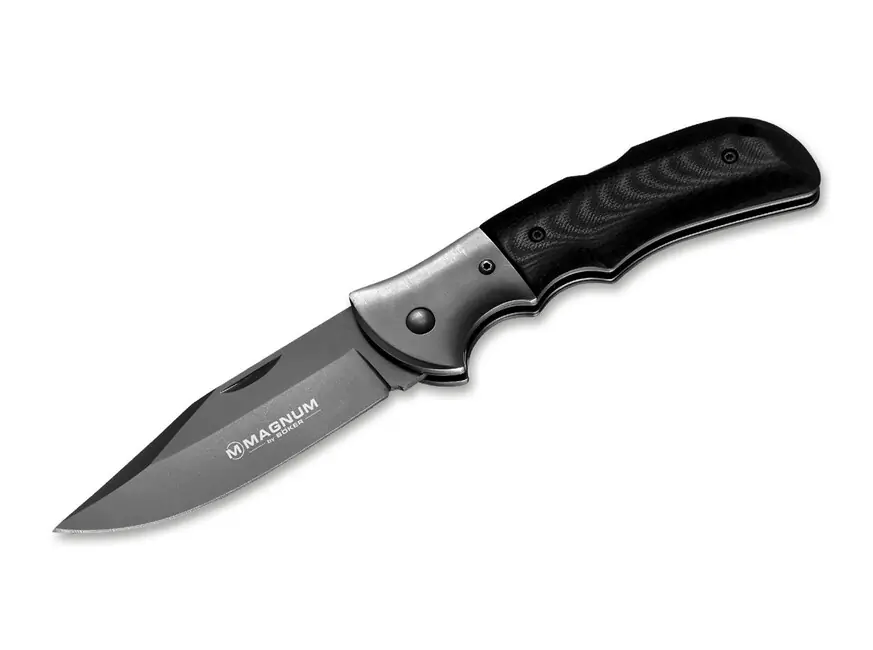 Kapesní nůž Magnum Gray Eminence 8,5 cm, černý, Micarta Must-Have