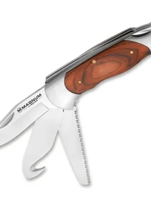 Ihned K Objednání Lovecký multifunkční nůž Magnum Classic Hunter 3 čepele, 9 cm, dřevo