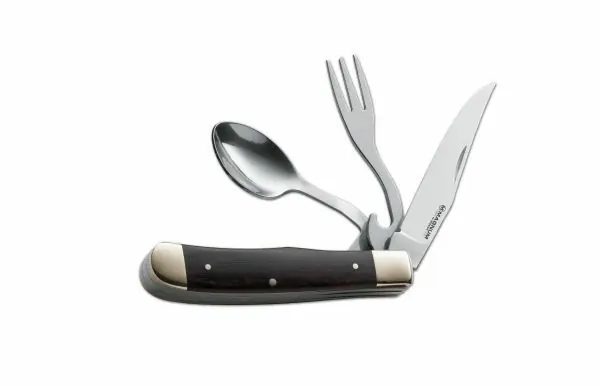 Cenová Bomba Skládací kempingový příbor Magnum Bon Appetite, dřevo Pakka
