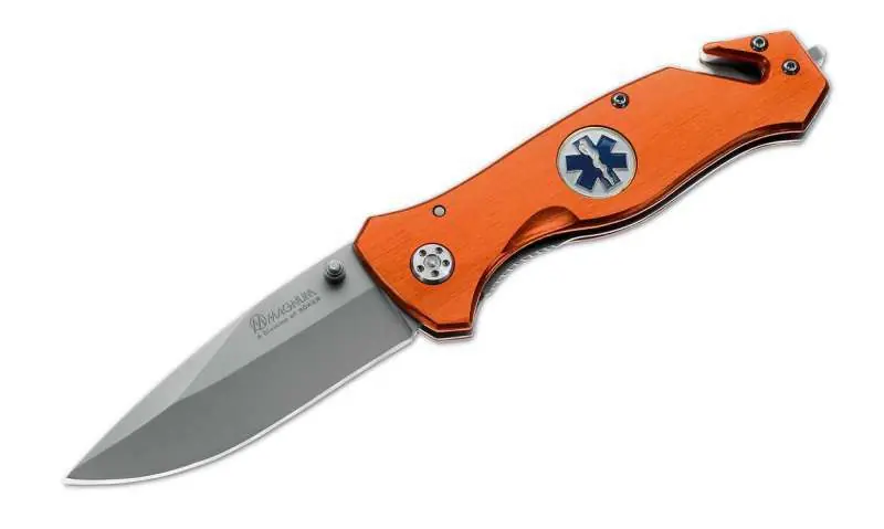 Top Prodej Záchranářský nůž Magnum Medic 8,5 cm, oranžový, hliníkový