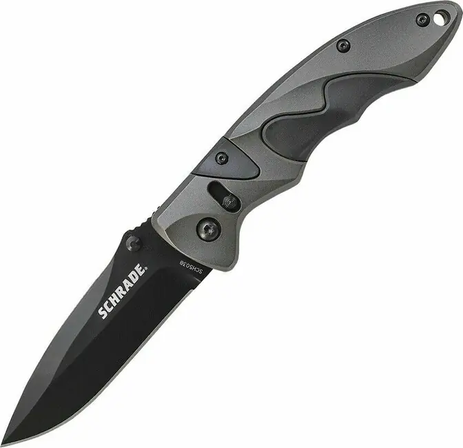 Kapesní nůž Schrade 9,2 cm, šedý, černý, hliník, guma Objednat Nyní