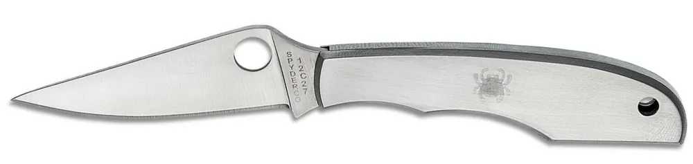 Poslední Šance Kapesní nůž Spyderco Grasshopper Stainless 5,9 cm, celokožený.