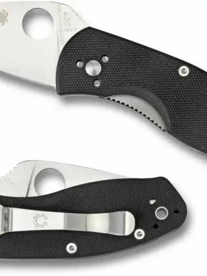 Spyderco Ambitious nejmenší kapesní nůž 5,7 cm, černý, G10 Aktuální